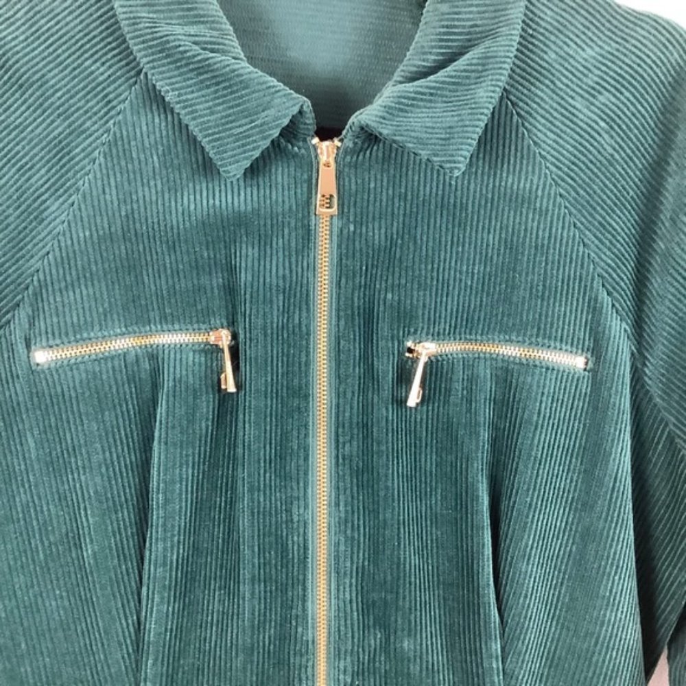 Whistles Corduroy Jumpsuit In Dark Green Gem